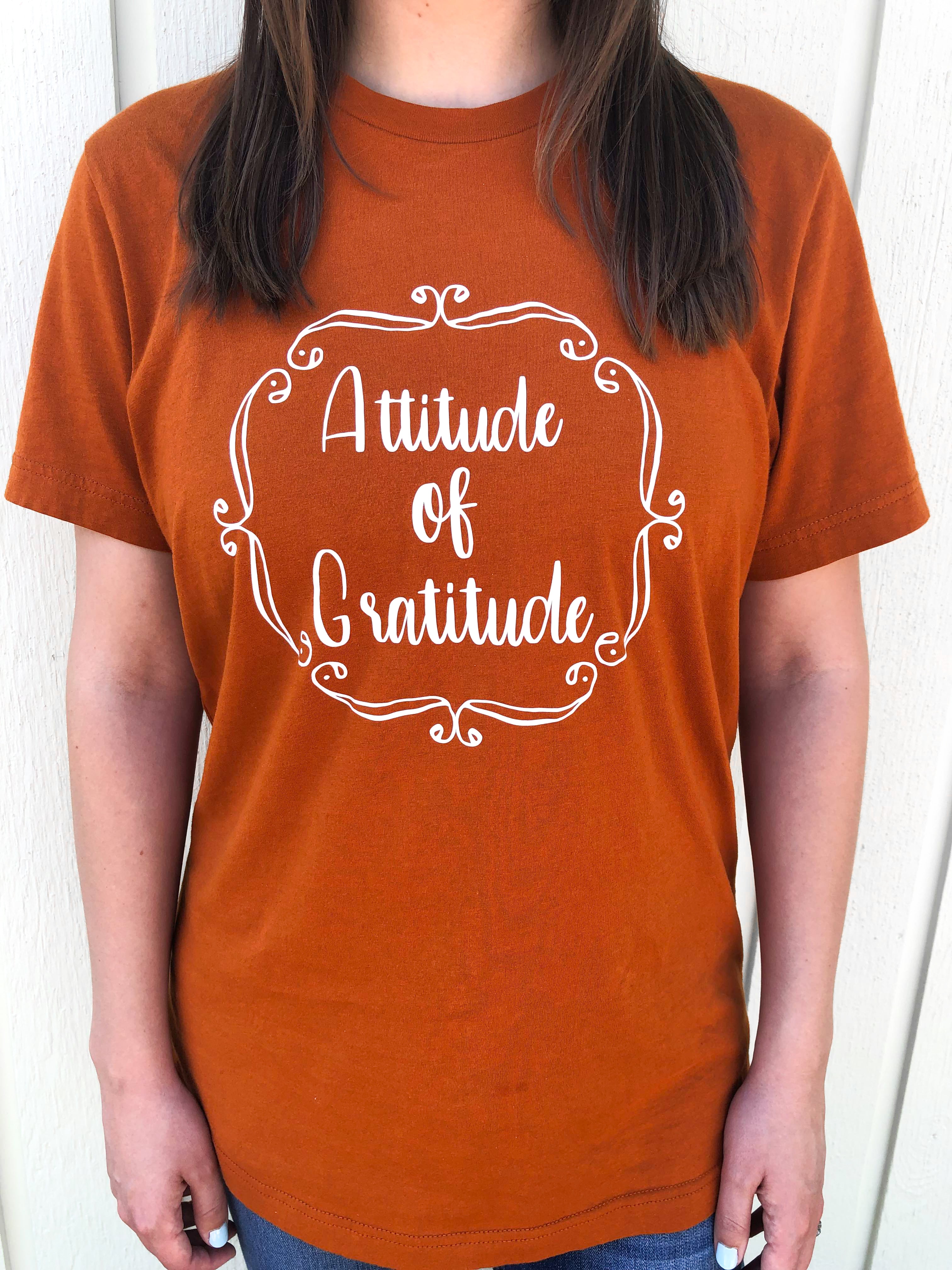 Attitude Of Gratitude Fall Tee